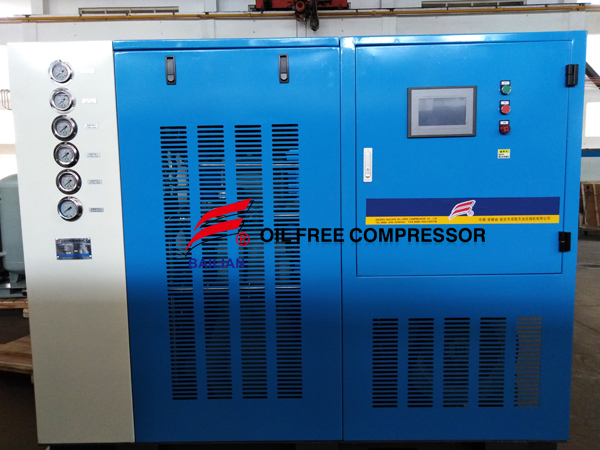 Compresor de oxígeno y compresor de nitrógeno de alta presión sin aceite Bailian para clientes de España