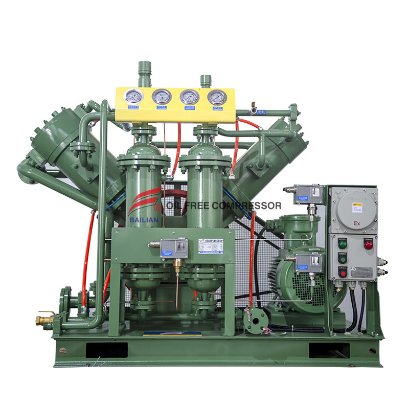Compresor de reciclaje de hidrógeno de gas industrial en refinería